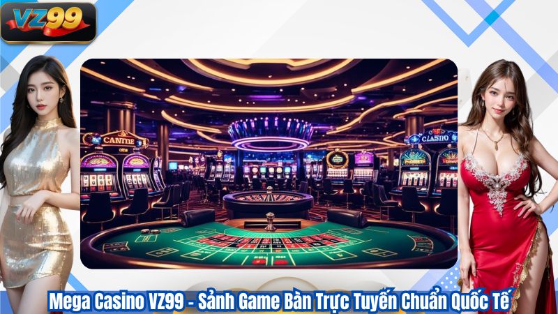 Mega Casino VZ99 – Sảnh Game Bàn Trực Tuyến Chuẩn Quốc Tế